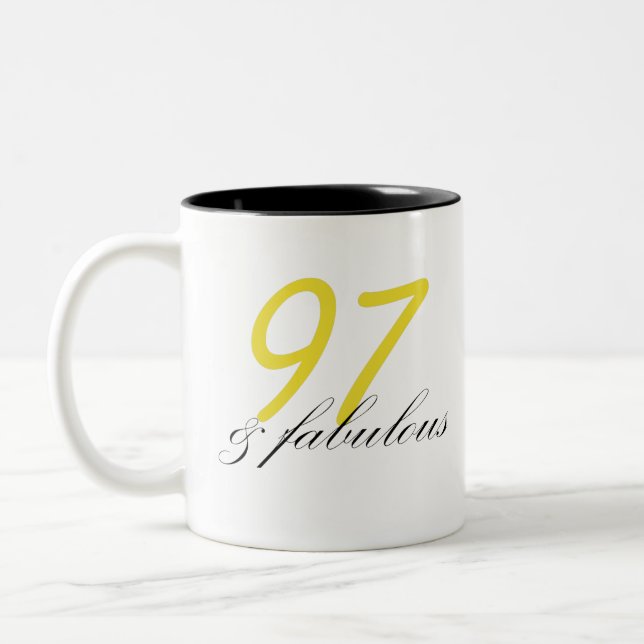 Taza Bicolor 97 & Fabuloso (Izquierda)
