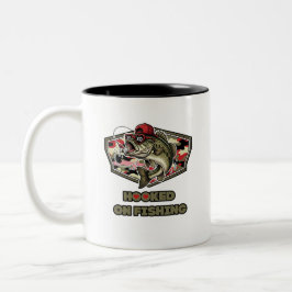 Taza Bicolor A fun and bold illustration of a cool bass