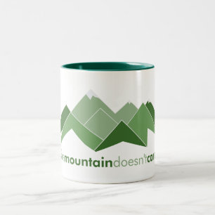 Taza Bicolor A la montaña no le importa