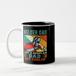 Taza Bicolor A Los Hombres Que Acosan A Papá Les Gusta Un Padre