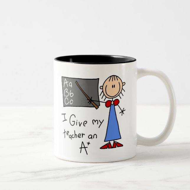 Taza Bicolor A más profesor (Derecha)