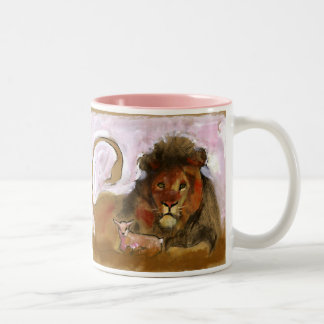 Taza Bicolor A.S.K. - León y cordero
