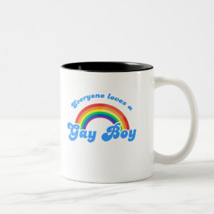 Taza Bicolor A todos les gusta un chico gay