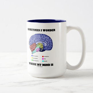 Taza Bicolor A Veces Me Pregunto Dónde Está Mi Mente El Humor C