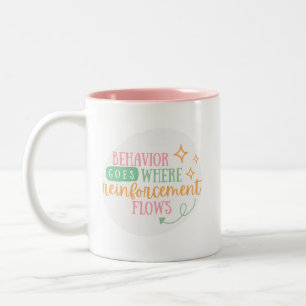 Taza Bicolor ABA Mug, Analista de Comportamiento Mug, regalo de