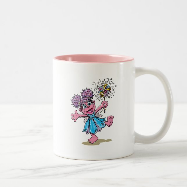 Taza Bicolor Abby Cadabby Retro Art (Derecha)