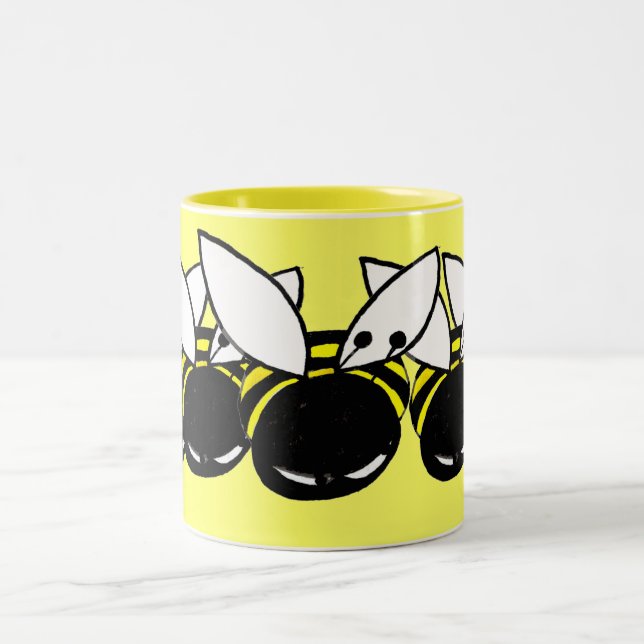 Taza Bicolor Abeja (Centro)