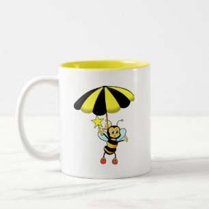 Taza Bicolor Abeja Bumble Linda