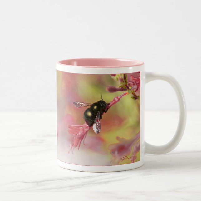 Taza Bicolor Abeja en Wildflower (Derecha)