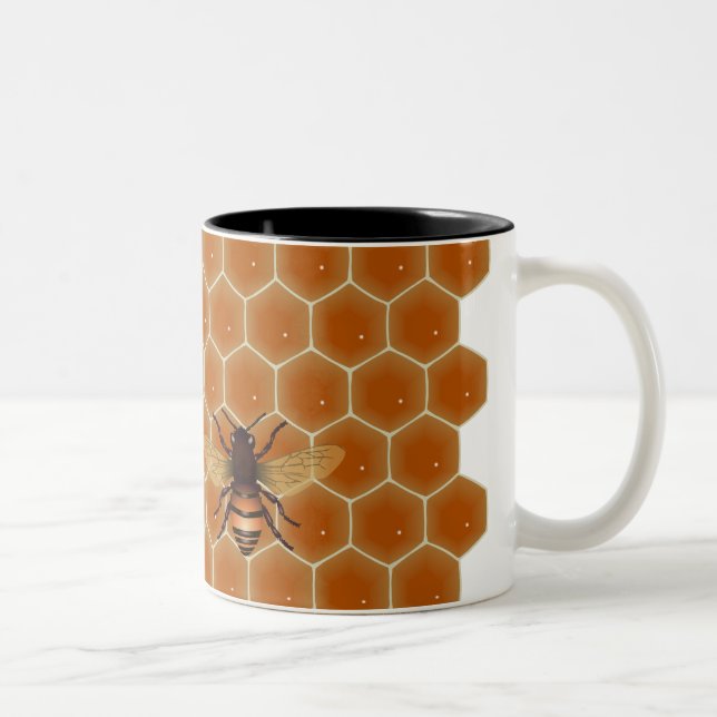 Taza Bicolor Abejas de la miel (Derecha)