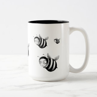 Taza Bicolor Abejas locas