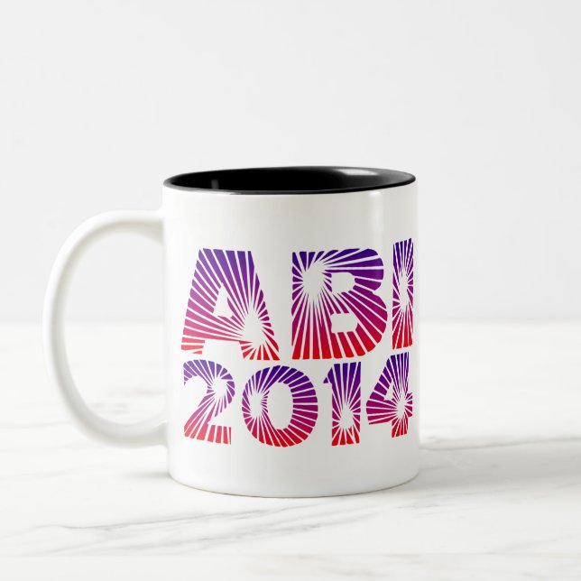 TAZA BICOLOR ABI 2014 (Izquierda)