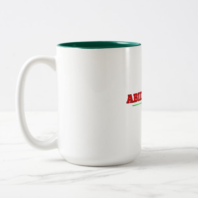 Taza Bicolor Abide a DIOS (Izquierda)