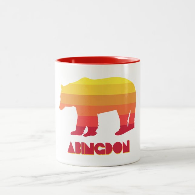 Taza Bicolor Abingdon Virginia Rainbow Bear (Centro)