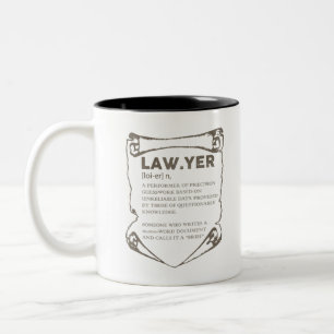 Taza Bicolor Abogado
