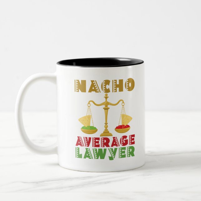 Taza Bicolor Abogado promedio de Nacho (Izquierda)