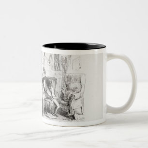 Taza Bicolor Abogado y cliente, fortaleza de ánimo e