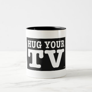 Taza Bicolor ABRACE SU TV/taza