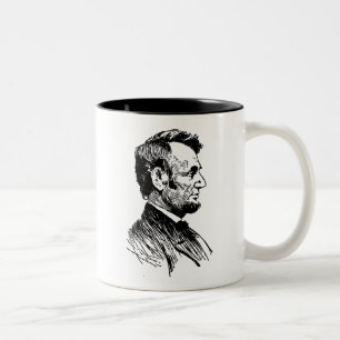 Taza Bicolor Abraham Lincoln