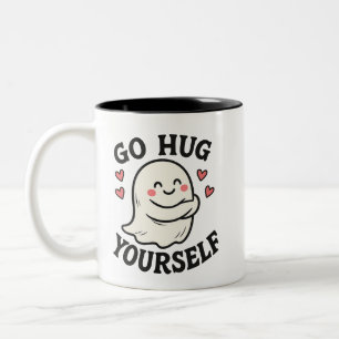 Taza Bicolor Abraza a ti mismo Fantasma – Amor Propio en Hallow
