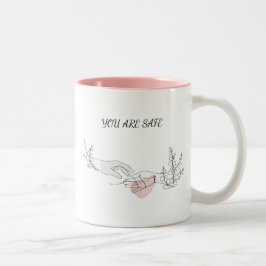Taza Bicolor Abrazo seguro