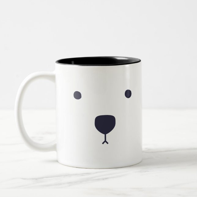 Taza Bicolor Abrazos del oso polar (Izquierda)