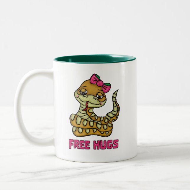 Taza Bicolor Abrazos gratis (Izquierda)