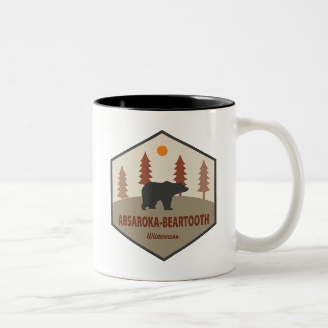Taza Bicolor Absaroka - Beartooth Wilderness Oso (Derecha)