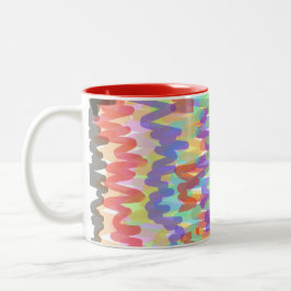 Taza Bicolor abstract-Mug