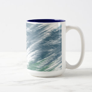 Taza Bicolor Abstract Sky