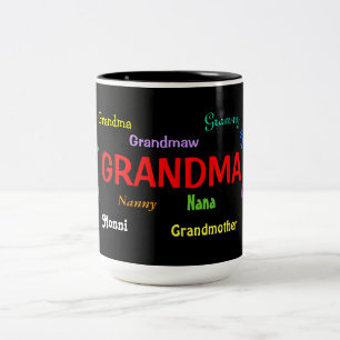 Taza Bicolor Abuela Coffee Mug