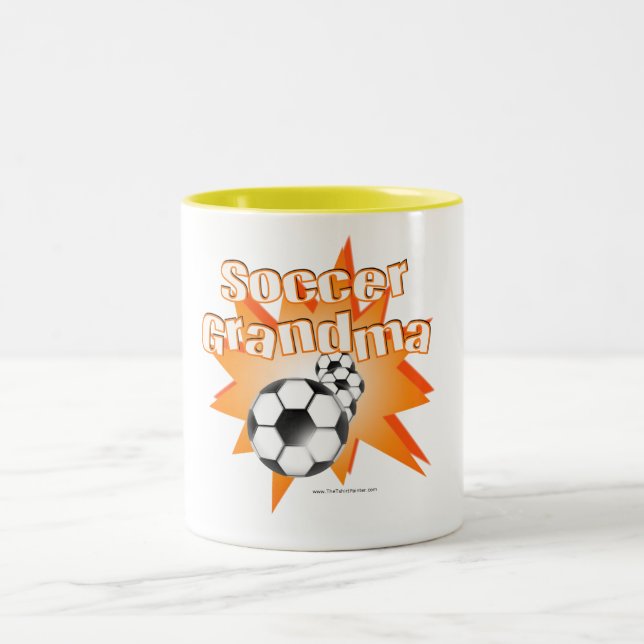 Taza Bicolor Abuela de fútbol (Centro)