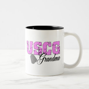 Taza Bicolor Abuela de USCG
