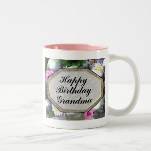 Taza Bicolor Abuela del feliz cumpleaños