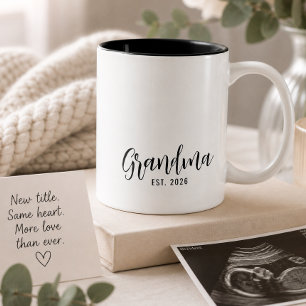 Taza Bicolor Abuela Estableció Nuevo Regalo de Abuela