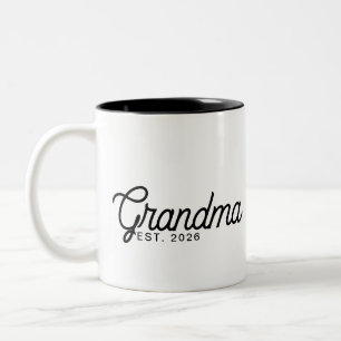 Taza Bicolor Abuela Estableció Nuevo Regalo de Abuela