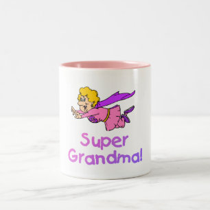 Taza Bicolor Abuela estupenda (vuelo)