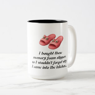 Taza Bicolor Abuela gruñona "Adivina qué... olvidé otra vez" Mu