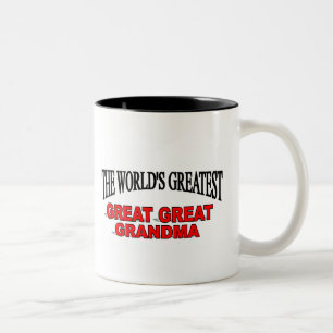 Taza Bicolor Abuela más grande del mundo la gran gran