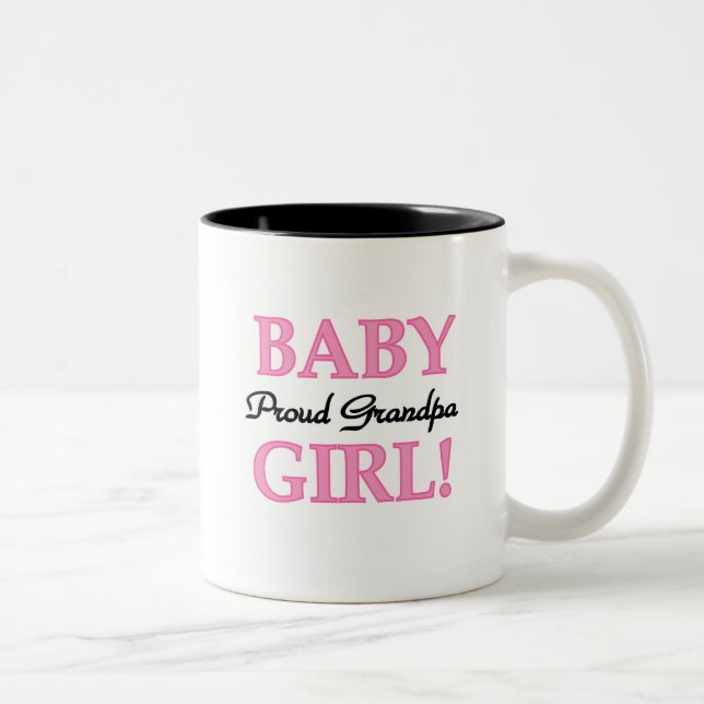 Taza Bicolor Abuela orgullosa Niña Camisetas y Regalos (Derecha)