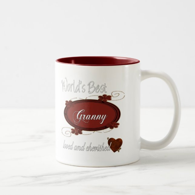 Taza Bicolor Abuelita acariciada (Derecha)