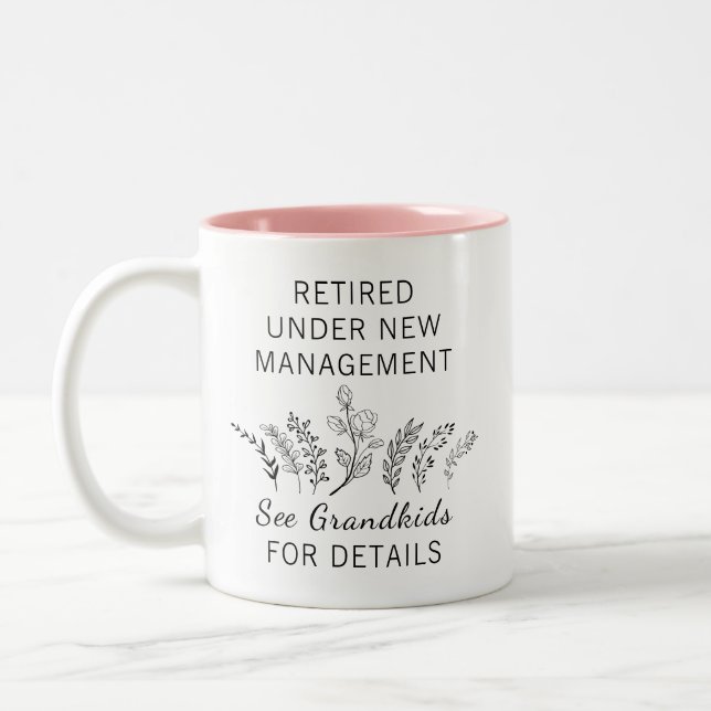 Taza Bicolor Abuelitos jubilados (Izquierda)