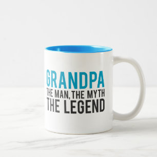 Taza Bicolor Abuelo, el hombre, el mito, la leyenda