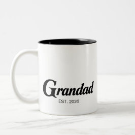 Taza Bicolor Abuelo Estableció Nuevo Regalo de Abuelo
