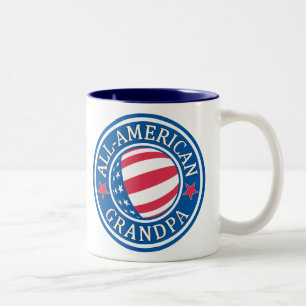 Taza Bicolor Abuelo Todo-Americano