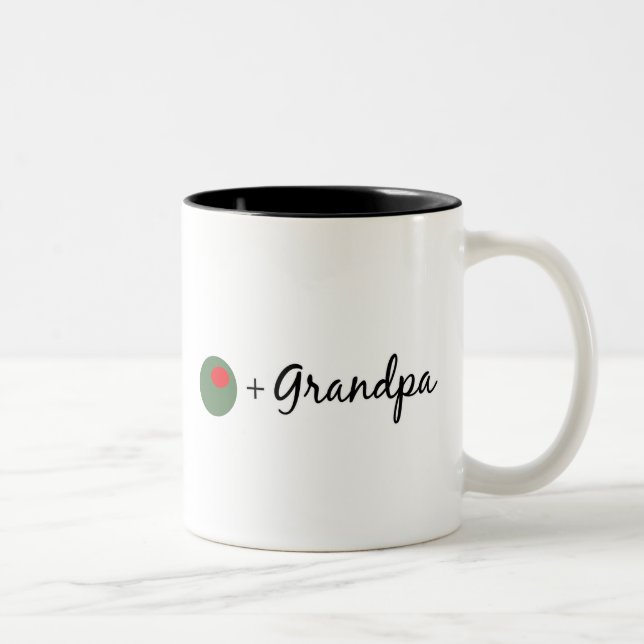 Taza Bicolor Abuelo verde oliva (Derecha)