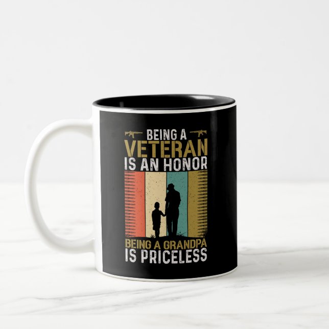 Taza Bicolor Abuelo veterano (Izquierda)