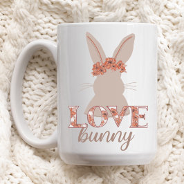 Taza Bicolor Abundancia de amor suave Floral Pascua
