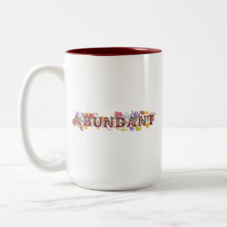 Taza Bicolor Abundante retiro femenino