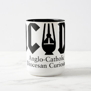 Taza Bicolor AC/DC con cafeína